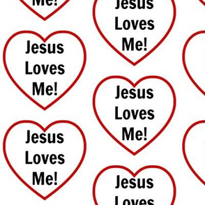 Jesus Loves Me Hearts