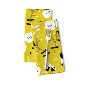 Hot summer flowers sweet mustard yellow white blossom for girls