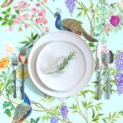 Peacock Chinoiserie  WALLPAPER