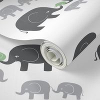 Elephants (in gray/sage)