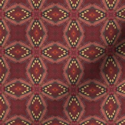 Firebird Red Diamond Custom Fabric