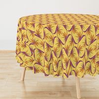 Birds of Paradise on Yellow