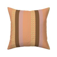 Peach Collection Filled Stripes