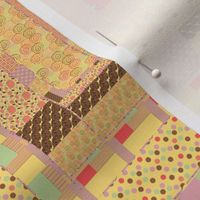 Peach Quilt Block 9