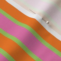 Serendipity Stripes # 2 Orange/Pink/Green