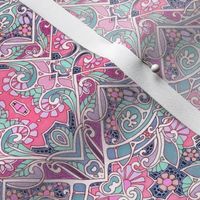 Pondering Pink Paisley