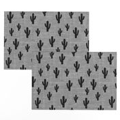 Cactus - Black Gray Texture