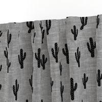 Cactus - Black Gray Texture