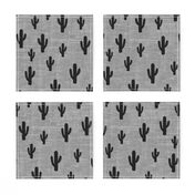 Cactus - Black Gray Texture