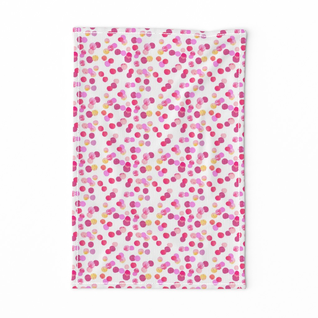 tickled pink confetti dot