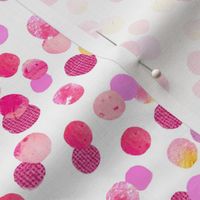 tickled pink confetti dot