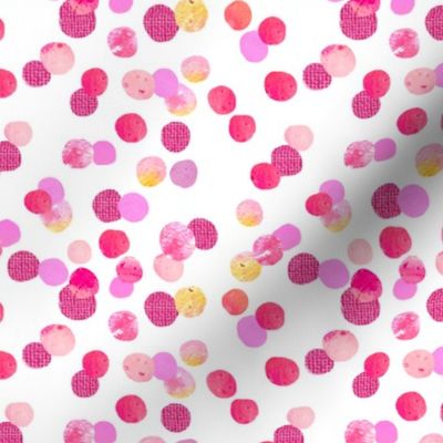 tickled pink confetti dot