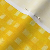 yellow oil paint gingham