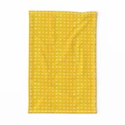 yellow oil paint gingham