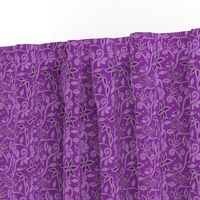 Rapunzel Skirt Floral PURPLE SMALL