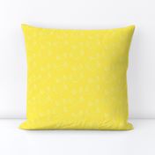 Buttery Yellow Oriental Tussocks on Lemon Fizz - Large Scale