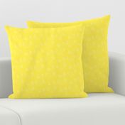 Buttery Yellow Oriental Tussocks on Lemon Fizz - Large Scale