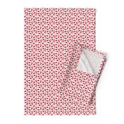 crabs and lobsters // ocean mini print super tiny ocean white red nautical summer