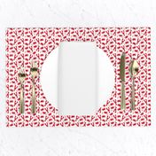 crabs and lobsters // ocean mini print super tiny ocean white red nautical summer