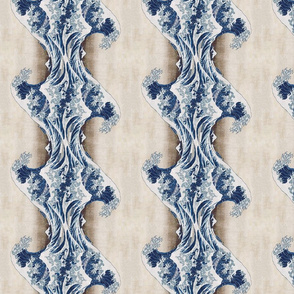 Great Wave Stripes Vertical