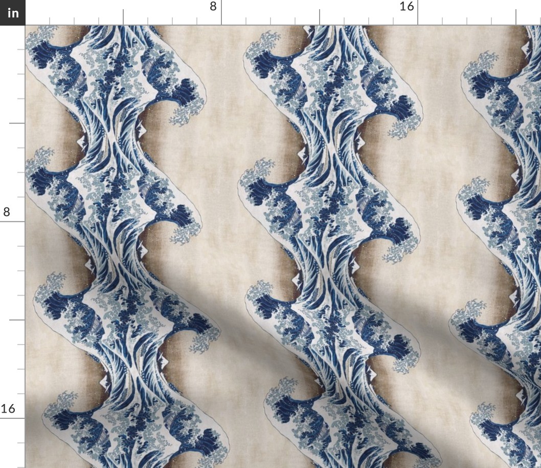 Great Wave Stripes Vertical