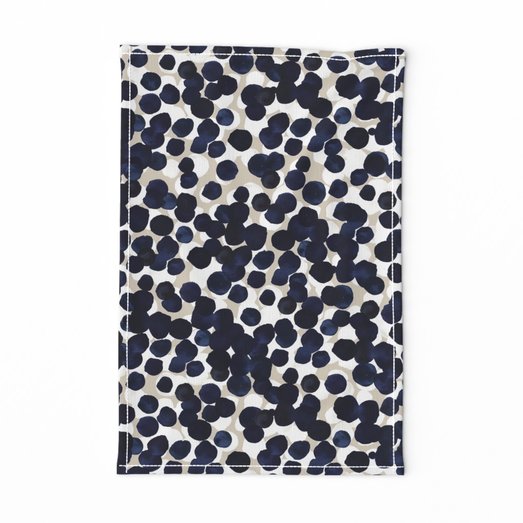 Inky Indigo Dots