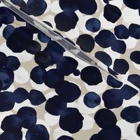 Inky Indigo Dots