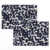 Inky Indigo Dots