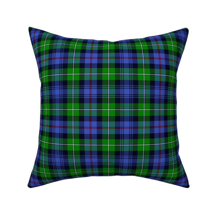 Mackenzie / Seaforth Highlander tartan c. 1778, 6", modern colors