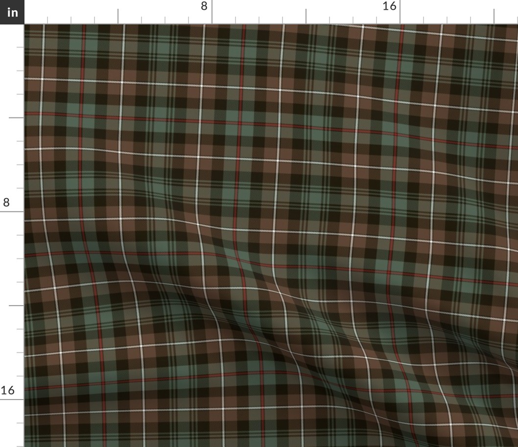 Mackenzie tartan, 6" weathered