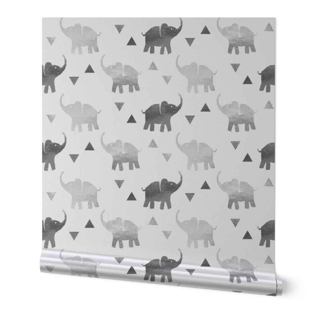 Elephants & Triangles - Silver