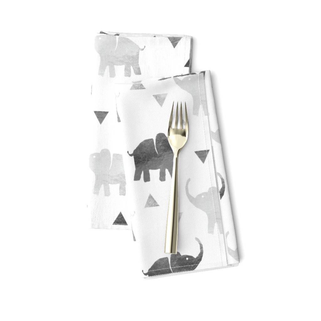 Elephants & Triangles - Silver