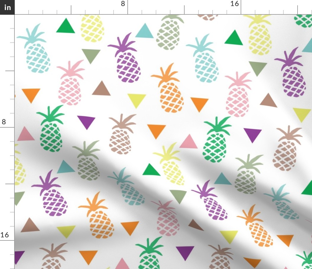 Pineapples & Triangles - Rainbow