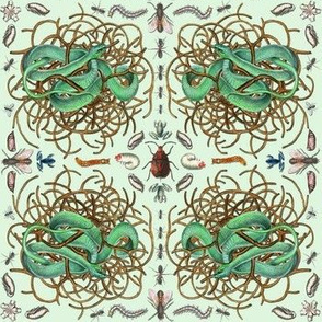 Snakes and Insects Plaid