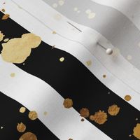 Stripes & Splatter - Gold