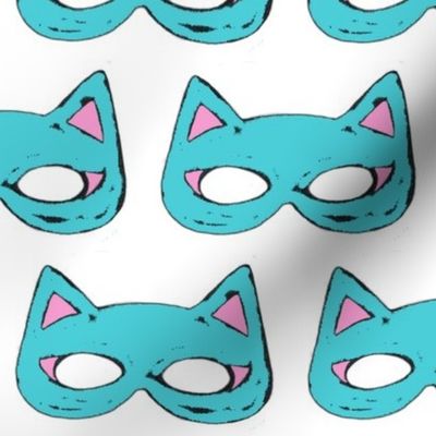 Cat Mask Aqua