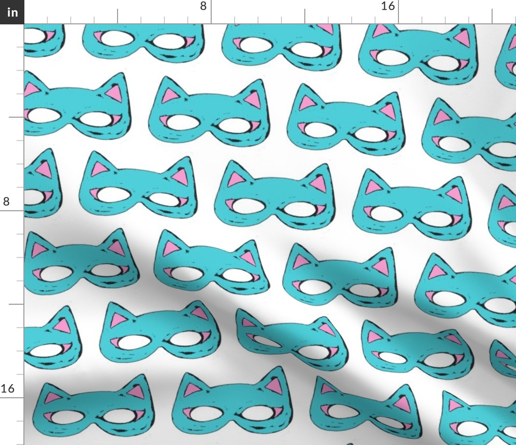 Cat Mask Aqua