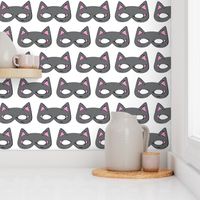 Cat Mask Grey