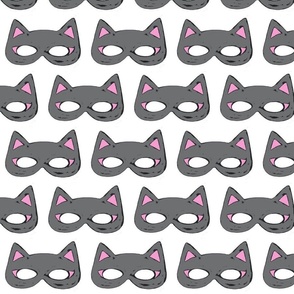 Black and White Cat Mask - AfterImageArt - Textile & Apparel, Apparel,  Other Apparel - ArtPal