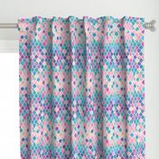 Rainbow Pastel Watercolor Moroccan Pattern extra small