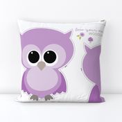 Baby woodland cut and sew in purple