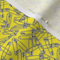 Safety Pins yellow