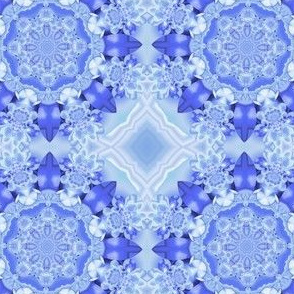 Beautiful Blue Snowflake