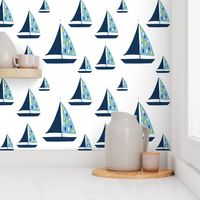 Summer Nautical Sailboat