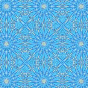 Blue Gold Kaleidoscope