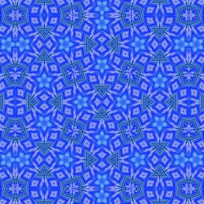 Blue Flower Mosaic