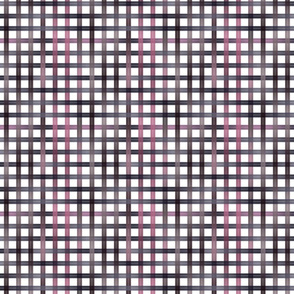 Small Pink Purple Black Ombre gingham