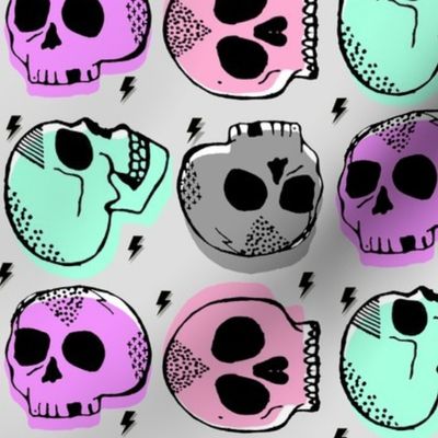 Tossed Skulls in Candy 
