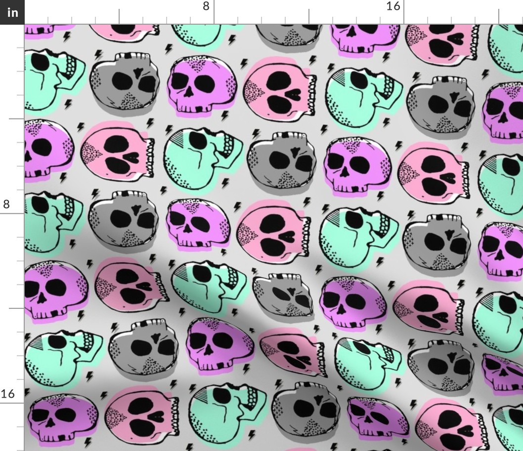 Tossed Skulls in Candy 