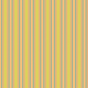 Serendipity Stripes #11 Yellow/Pink/Navy/Lavender/Mint Green